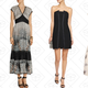 Current/Elliott The Shift Dress, $66 | Anna Sui Printed Maxi Dress, $161 | Maje Rimbaud Strapless Dress, $139 | Karl Lagerfeld Melina Dress, $104